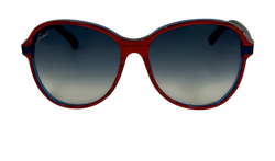 Gucci Gafas Sol, Acetato, Rojo/Azul,Case, 3193, 4*